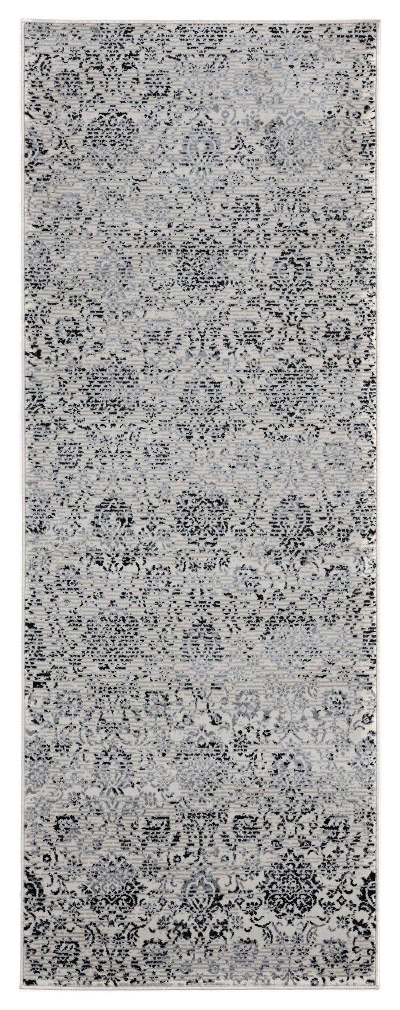 Rugs Outdoor Runner Rug - 31" x 86" x 0.31" Onyx Olefin Runner Rug HomeRoots