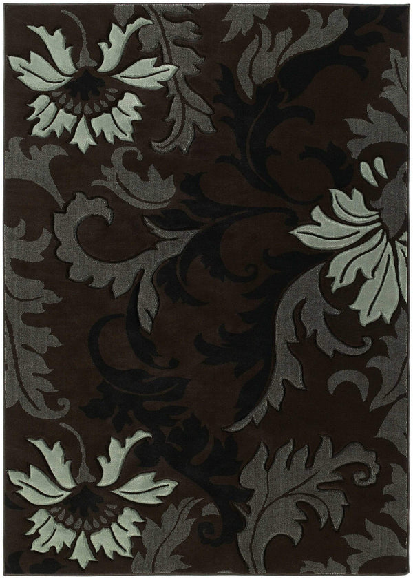 Rugs Outdoor Runner Rug - 31" x 88" x 0.47" Smoke Blue Polypropylene Runner Rug HomeRoots