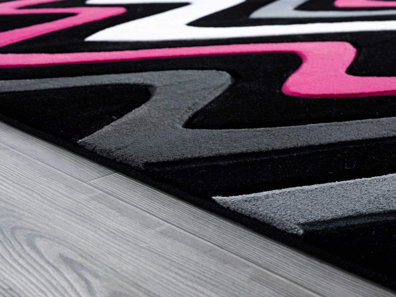 Rugs Pink Area Rug - Olefin/Polypropylene Pink Olefin/Polypropylene Area Rug HomeRoots