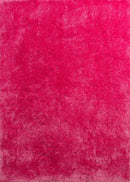 Rugs Pink Rug - 31" x 37" x 2.7" Pink Polyester Mat Rug HomeRoots