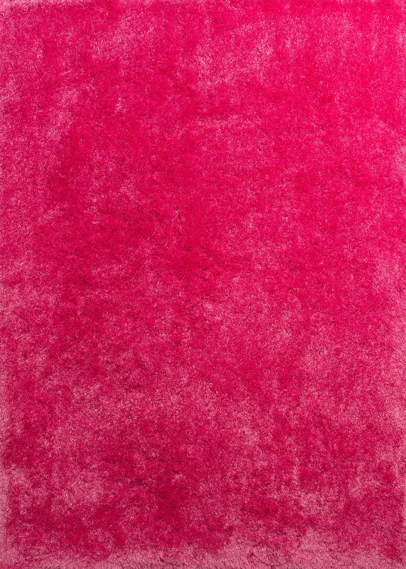 Rugs Pink Rug - 31" x 37" x 2.7" Pink Polyester Mat Rug HomeRoots