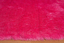 Rugs Pink Rug - 31" x 37" x 2.7" Pink Polyester Mat Rug HomeRoots