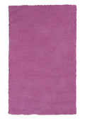 Rugs Pink Rug - 5' x 7' Polyester Hot Pink Area Rug HomeRoots