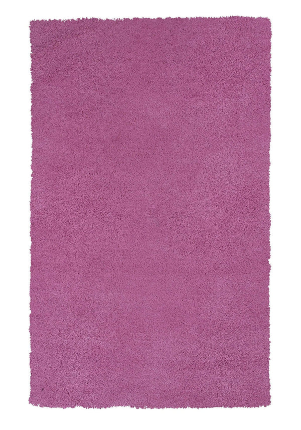 Rugs Pink Rug - 5' x 7' Polyester Hot Pink Area Rug HomeRoots