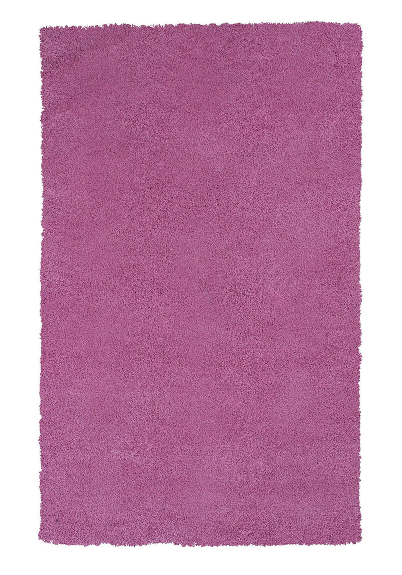 Rugs Pink Rug - 5' x 7' Polyester Hot Pink Area Rug HomeRoots