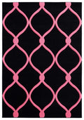 Rugs Pink Rug 94" x 126" x 0.53" Pink Olefin/Polypropylene Area Rug 7500 HomeRoots