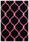 Rugs Pink Rug 94" x 126" x 0.53" Pink Olefin/Polypropylene Area Rug 7500 HomeRoots