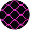 Rugs Pink Rug 94" x 94" x 0.53" Pink Olefin/Polypropylene Round Rug 7499 HomeRoots