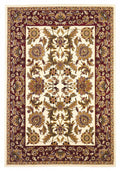 Rugs Red Area Rugs - 2'3" x 3'3" Polypropylene Ivory/Red Area Rug HomeRoots