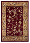 Rugs Red Area Rugs - 2'3" x 3'3" Polypropylene Red/Beige Area Rug HomeRoots