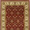 Rugs Red Area Rugs - 47" X 63" X 0.'5" Red/Ivory Polypropylene Rug HomeRoots