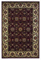 Rugs Red Area Rugs 7'7" x 10'10" Polypropylene Red/Ivory Area Rug 4172 HomeRoots