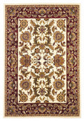 Rugs Red Area Rugs - 9'10" X 13'2" Polypropylene Ivory/Red Area Rug HomeRoots