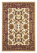 Rugs Red Area Rugs - 9'10" X 13'2" Polypropylene Ivory/Red Area Rug HomeRoots