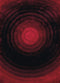 Rugs Red Area Rugs - 94" x 126" x 1.2" Burnt Red Polyester Oversize Rug HomeRoots