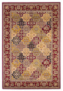 Rugs Red Kitchen Rugs 2'3" x 3'3" Polypropylene Red Area Rug 3265 HomeRoots