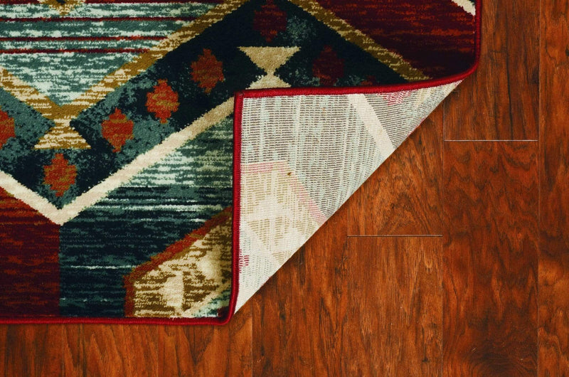 Rugs Red Rug - 108" X 144" X 0.'5" Red Polypropylene Rug HomeRoots
