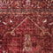 Rugs Red Rug - 120" x 168" x 0.13" Red Viscose Oversize Rug HomeRoots