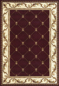 Rugs Red Rug 20" x 31" Polypropylene Red Area Rug 3201 HomeRoots