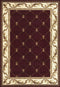 Rugs Red Rug 20" x 31" Polypropylene Red Area Rug 3201 HomeRoots