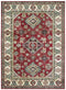 Rugs Red Rug 23" x 39" x 0.13" Red Viscose Accent Rug 1063 HomeRoots