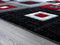 Rugs Red Rug - 31" x 88" x 0.5 Red Olefin/Polypropylene Mat Rug HomeRoots
