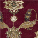 Rugs Red Rug - 5'3" x 7'7" Polypropylene Red Area Rug HomeRoots
