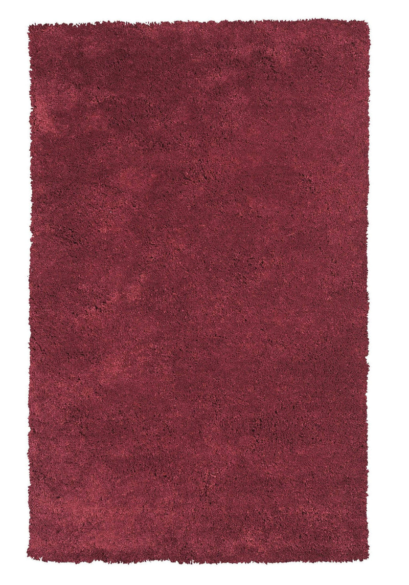 Rugs Red Rug - 5' x 7' Polyester Red Area Rug HomeRoots