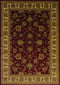 Rugs Red Rug 6 x 86" x 0.4" Red Polypropylene Area Rug 1966 HomeRoots