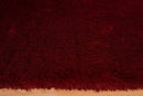 Rugs Red Rug - 94" x 126" x 2.7" Red Polyester Oversize Rug HomeRoots