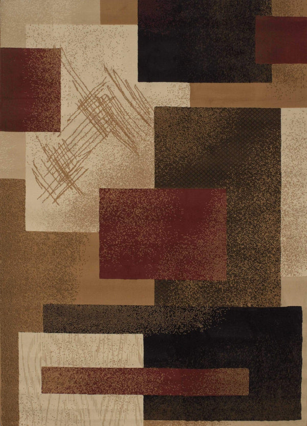 Rugs Room Rugs - 63" x 86" x 0.4" Berber Polypropylene Area Rug HomeRoots