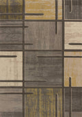 Rugs Room Size Rugs 22" x 32" x 0.47" Grey Polypropylene Accent Rug 8576 HomeRoots