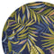 Rugs Round Area Rugs - 7'6" Round UV-treated Polypropylene Ink Blue Area Rug HomeRoots