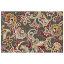 Rugs Round Area Rugs - 7'6" Round UV-treated Polypropylene Taupe Area Rug HomeRoots