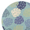 Rugs Round Area Rugs - 7'6" Round UV-treated Polypropylene Turquoise Area Rug HomeRoots