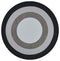 Rugs Round Area Rugs 7' Round UV-treated Polypropylene Charcoal Area Rug 4115 HomeRoots