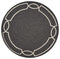 Rugs Round Area Rugs - 7' Round UV-treated Polypropylene Onyx Area Rug HomeRoots