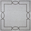 Rugs Round Area Rugs 7' Square UV-treated Polypropylene Oatmeal Area Rug 4106 HomeRoots