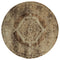 Rugs Round Area Rugs - 94" x 94" x 0.37" Light Brown Olefin Frieze Round Rug HomeRoots