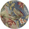 Rugs Round Rugs - 5'6" Round Polyester Blue/Sage Area Rug HomeRoots
