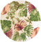 Rugs Round Rugs - 5'6" Round Wool Beige Area Rug HomeRoots