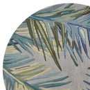 Rugs Round Rugs - 5'6" Round Wool Grey/Blue Area Rug HomeRoots