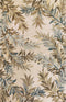 Rugs Round Rugs 5'6" Round Wool Ivory Area Rug 4147 HomeRoots
