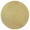 Rugs Round Rugs - 6' Round Polyester Canary Yellow Area Rug HomeRoots