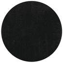 Rugs Round Rugs - 6' Round Polyester Espresso Area Rug HomeRoots