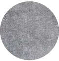 Rugs Round Rugs - 6' Round Polyester Grey Heather Area Rug HomeRoots