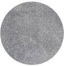 Rugs Round Rugs - 6' Round Polyester Grey Heather Area Rug HomeRoots