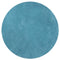 Rugs Round Rugs - 6' Round Polyester Highlighter Blue Area Rug HomeRoots