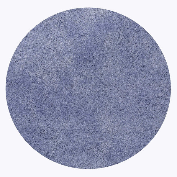 Rugs Round Rugs - 6' Round Polyester Purple Area Rug HomeRoots