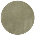 Rugs Round Rugs - 6' Round Polyester Sage Area Rug HomeRoots